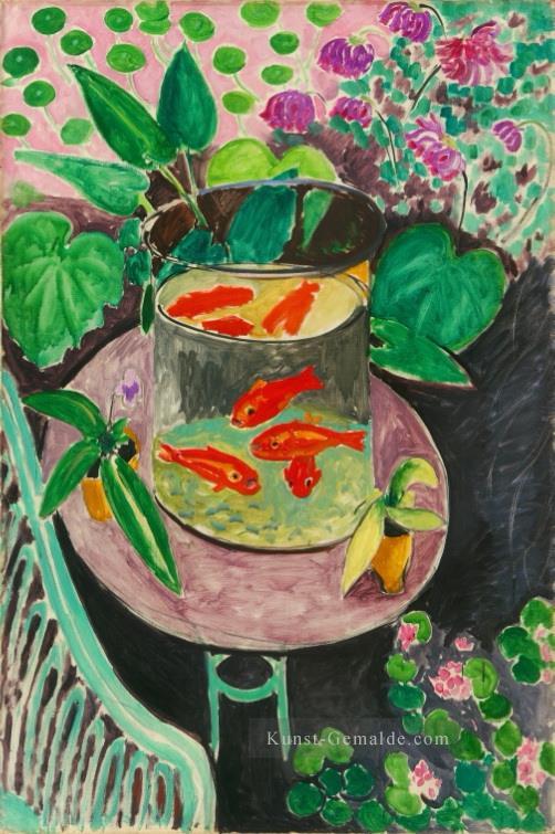 Goldfisch abstrakte Fauvismus Henri Matisse moderne Dekor Stillleben Ölgemälde